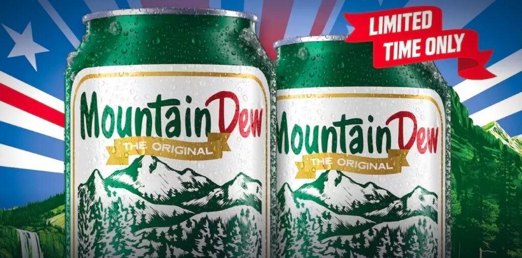 Рекламная кампания лимитированной коллекции Mountain Dew