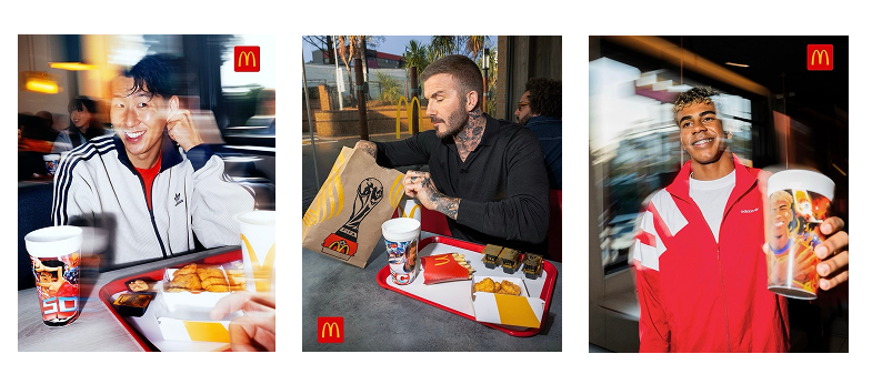 Рекламная кампания McDonald`s со звездами футбола