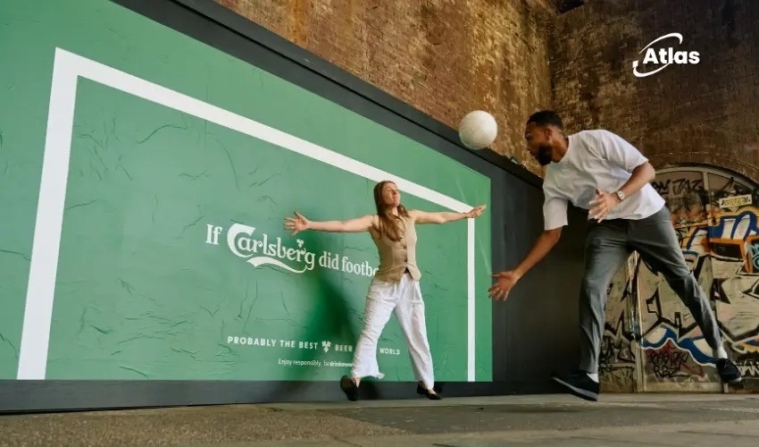 Наружная реклама Carlsberg