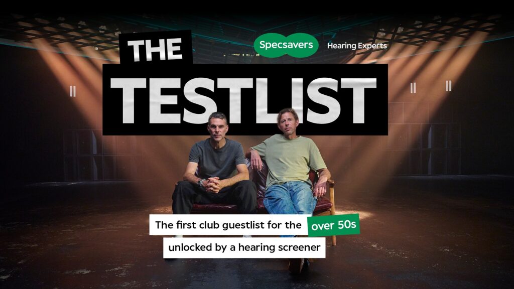 Реклама Specsavers тест-листа