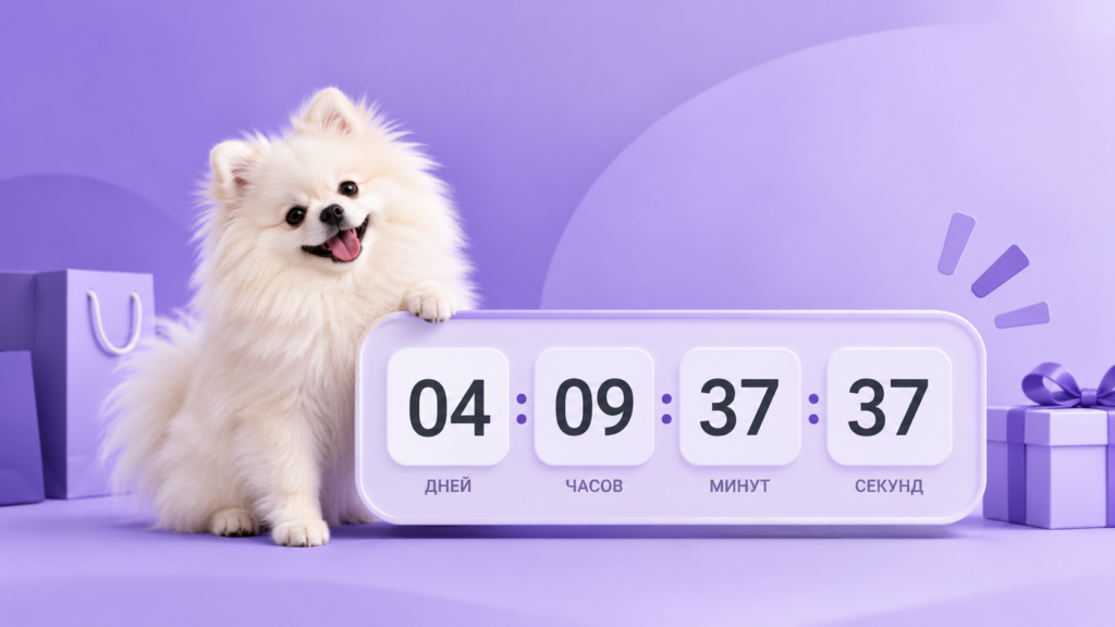 Шпиц с таймером отсчета